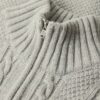 Sweter z półsuwakiem Vintage Jacob z dzianiny typu cable knit Sweter z półsuwakiem Vintage Jacob z dzianiny typu cable knit