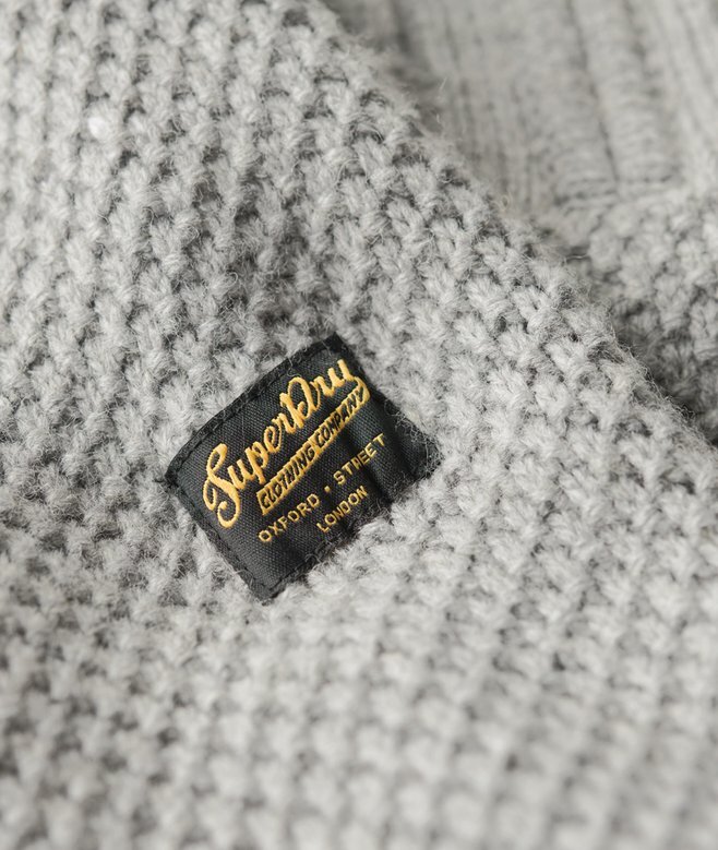 Sweter z półsuwakiem Vintage Jacob z dzianiny typu cable knit Sweter z półsuwakiem Vintage Jacob z dzianiny typu cable knit