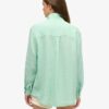 Swobodna lniana koszula typu boyfriend Swobodna lniana koszula typu boyfriend