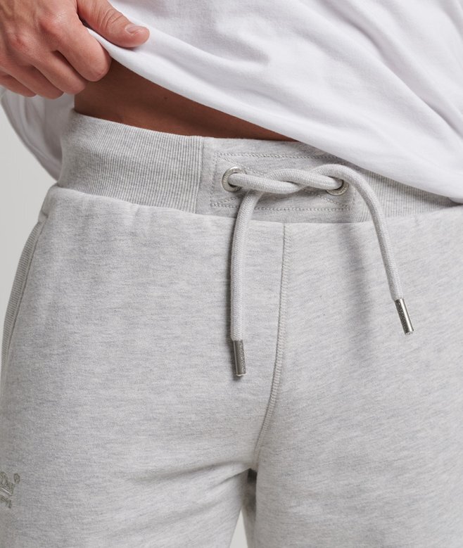 Szorty dżersejowe z haftowanym logo w stylu Vintage Szorty dżersejowe z haftowanym logo w stylu Vintage