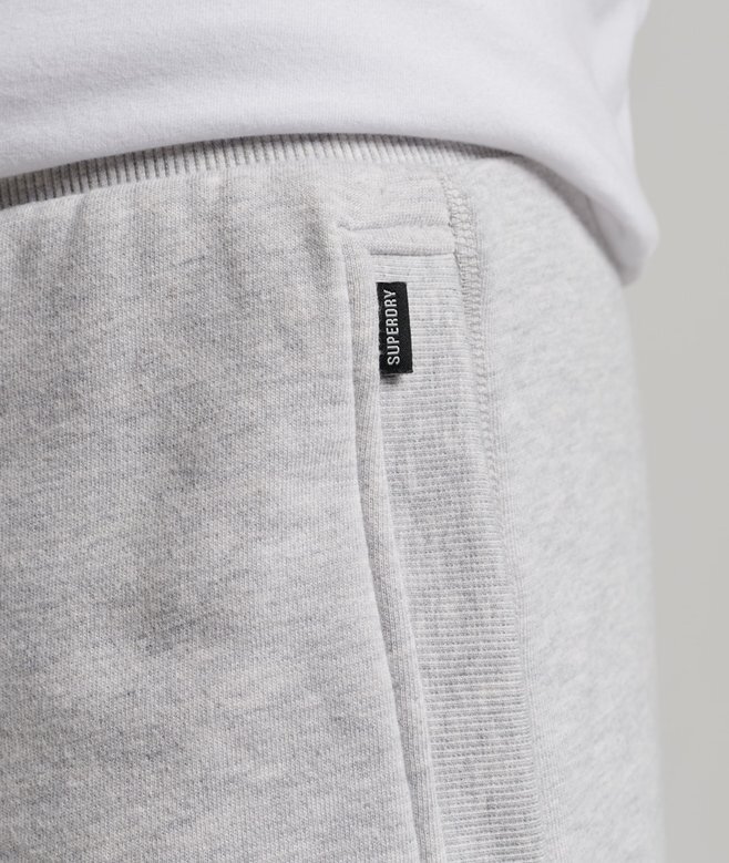 Szorty dżersejowe z haftowanym logo w stylu Vintage Szorty dżersejowe z haftowanym logo w stylu Vintage