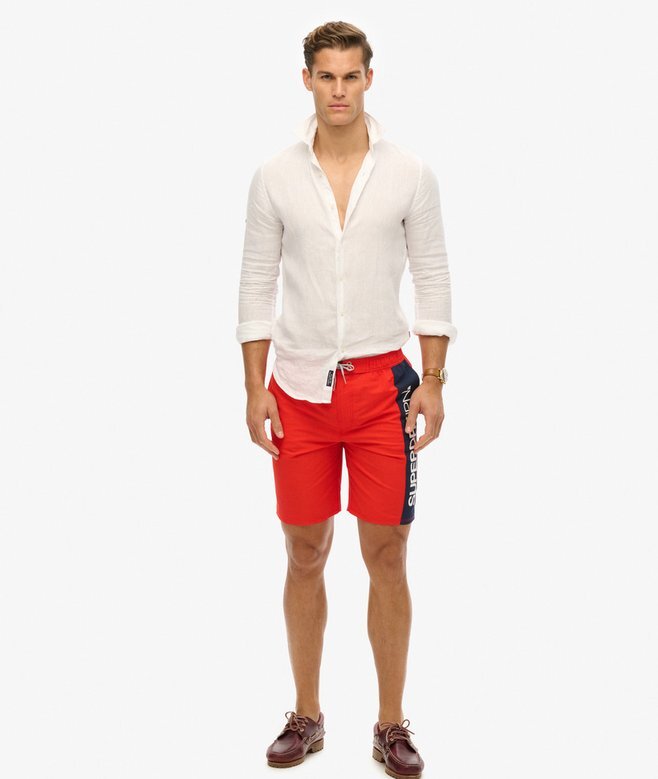 Szorty surfingowe z logo Sportswear 19 cali z recyklingu Szorty surfingowe z logo Sportswear 19 cali z recyklingu