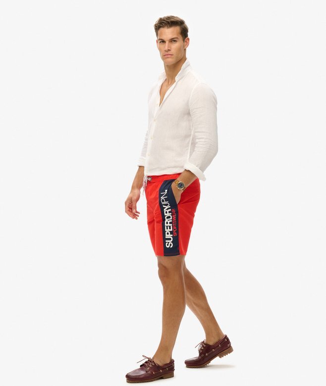 Szorty surfingowe z logo Sportswear 19 cali z recyklingu Szorty surfingowe z logo Sportswear 19 cali z recyklingu