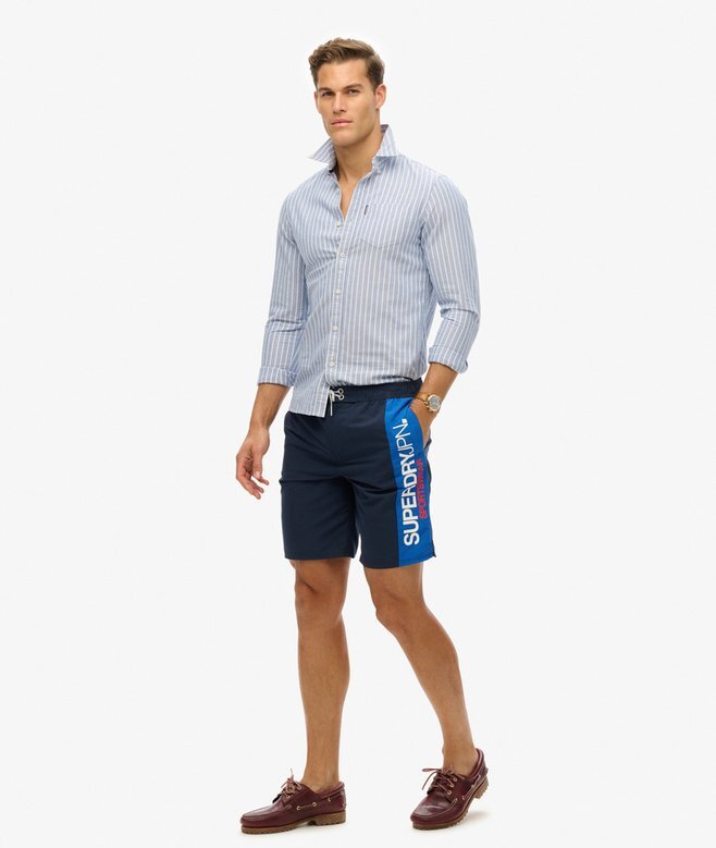 Szorty surfingowe z logo Sportswear 19 cali z recyklingu Szorty surfingowe z logo Sportswear 19 cali z recyklingu
