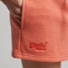 Szorty z dzianiny z haftowanym logo w stylu Vintage