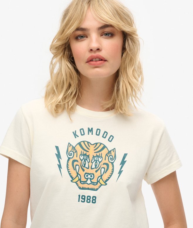 T-shirt dopasowany Superdry X Komodo Tiger T-shirt dopasowany Superdry X Komodo Tiger