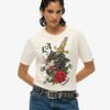 T-shirt Neo Trad Tattoo o luźnym kroju