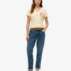 T-shirt Suika Metallic z luźnym dekoltem w serek