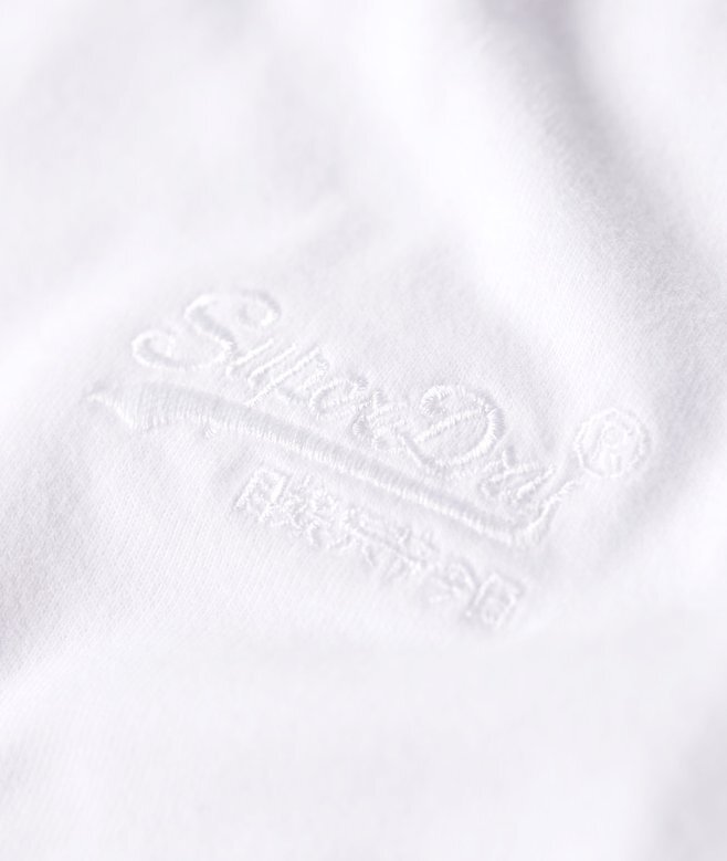 T-shirt z dekoltem w serek z haftowanym logo z Organic Cotton T-shirt z dekoltem w serek z haftowanym logo z Organic Cotton