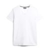 T-shirt z dekoltem w serek z haftowanym logo z Organic Cotton T-shirt z dekoltem w serek z haftowanym logo z Organic Cotton