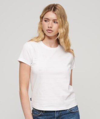 T-shirt z dopasowanym krojem i charakterystycznym logo