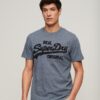 T-shirt z haftowanym logo w stylu Vintage T-shirt z haftowanym logo w stylu Vintage
