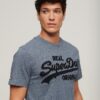T-shirt z haftowanym logo w stylu Vintage T-shirt z haftowanym logo w stylu Vintage