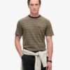 T-shirt z kieszenią w teksturowane paski T-shirt z kieszenią w teksturowane paski