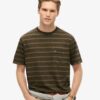 T-shirt z kieszenią w teksturowane paski T-shirt z kieszenią w teksturowane paski