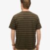 T-shirt z kieszenią w teksturowane paski T-shirt z kieszenią w teksturowane paski