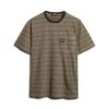 T-shirt z kieszenią w teksturowane paski T-shirt z kieszenią w teksturowane paski