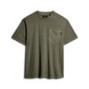 T-shirt z kontrastowymi szwami na kieszeni T-shirt z kontrastowymi szwami na kieszeni