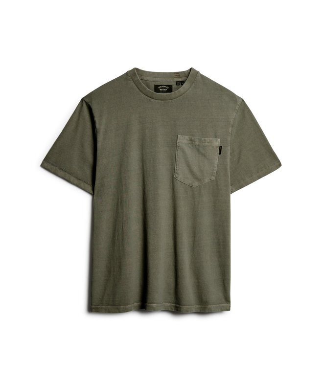 T-shirt z kontrastowymi szwami na kieszeni T-shirt z kontrastowymi szwami na kieszeni