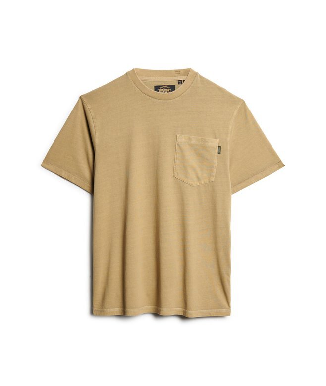 T-shirt z kontrastowymi szwami na kieszeni T-shirt z kontrastowymi szwami na kieszeni