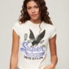 T-shirt z krótkim rękawem i ozdobnym nadrukiem