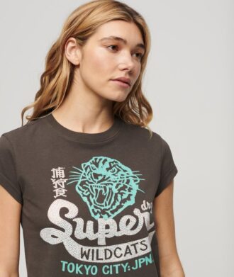 T-shirt z krótkim rękawem i ozdobnym nadrukiem T-shirt z krótkim rękawem i ozdobnym nadrukiem