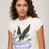 T-shirt z krótkim rękawem i ozdobnym nadrukiem