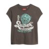 T-shirt z krótkim rękawem i ozdobnym nadrukiem