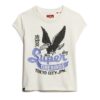 T-shirt z krótkim rękawem i ozdobnym nadrukiem
