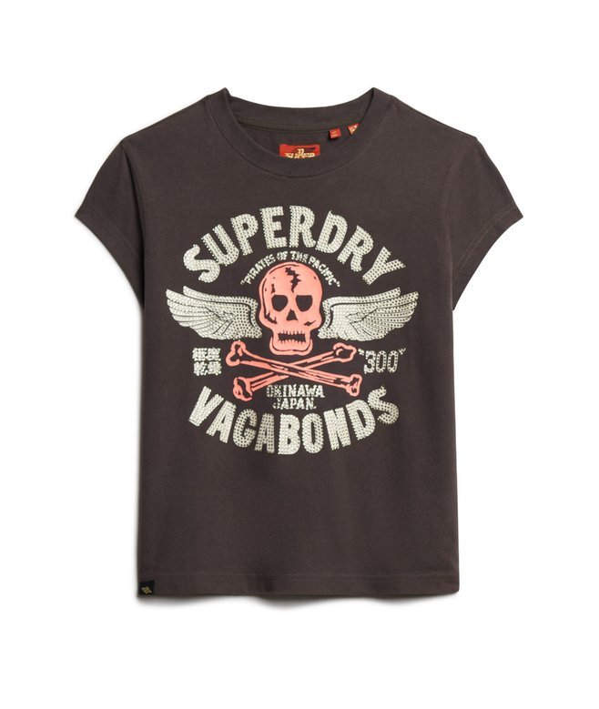 T-shirt z krótkim rękawem i zdobionym nadrukiem T-shirt z krótkim rękawem i zdobionym nadrukiem