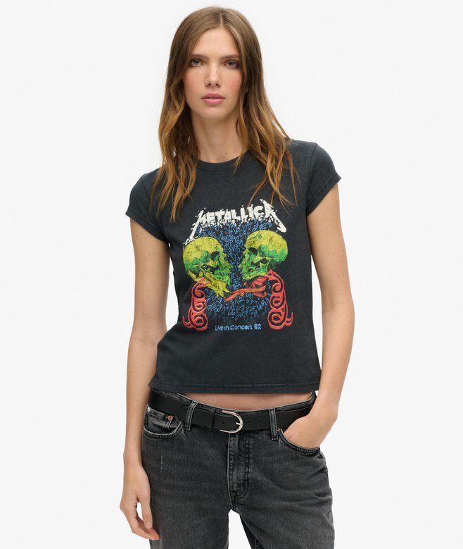 T-shirt z krótkim rękawem Metallica X Superdry T-shirt z krótkim rękawem Metallica X Superdry