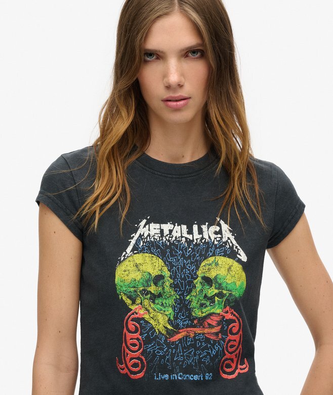 T-shirt z krótkim rękawem Metallica X Superdry T-shirt z krótkim rękawem Metallica X Superdry