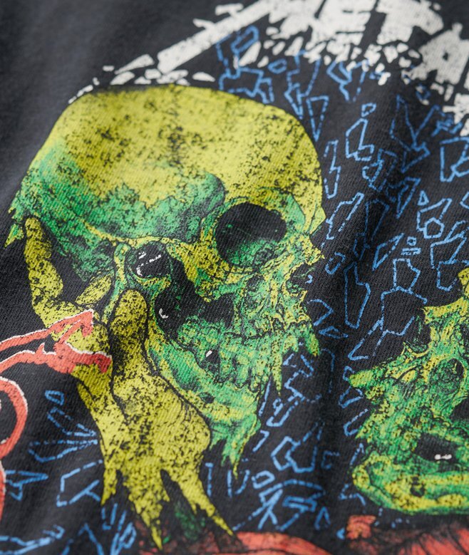 T-shirt z krótkim rękawem Metallica X Superdry T-shirt z krótkim rękawem Metallica X Superdry