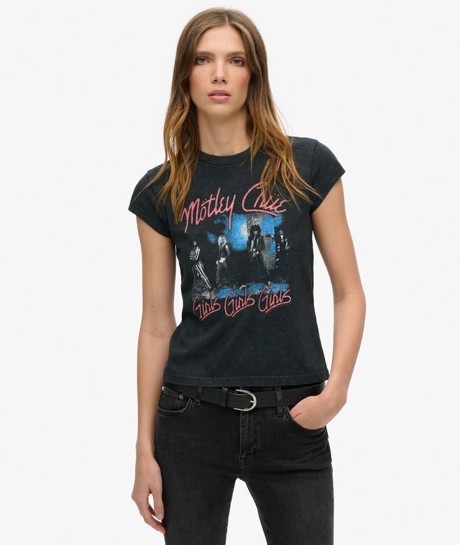 T-shirt z krótkim rękawem Motley Crue X Superdry T-shirt z krótkim rękawem Motley Crue X Superdry