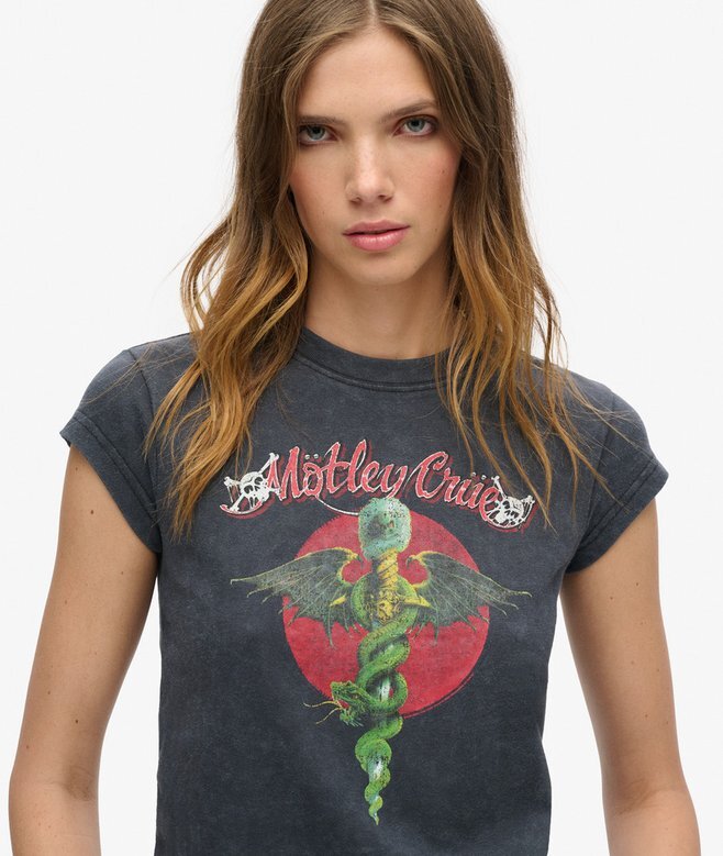T-shirt z krótkim rękawem Motley Crue X Superdry T-shirt z krótkim rękawem Motley Crue X Superdry