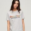 T-shirt z logo Rainbow o luźnym kroju