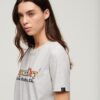 T-shirt z logo Rainbow o luźnym kroju