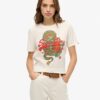 T-shirt z luźnym krojem i logo Vintage Tokyo T-shirt z luźnym krojem i logo Vintage Tokyo