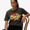 T-shirt z luźnym krojem i logo Vintage Tokyo T-shirt z luźnym krojem i logo Vintage Tokyo