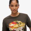 T-shirt z luźnym krojem i logo Vintage Tokyo T-shirt z luźnym krojem i logo Vintage Tokyo