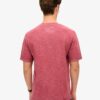 T-shirt z melanżowej dzianiny z efektem slub