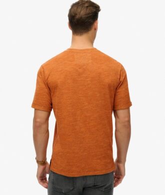 T-shirt z melanżowej dzianiny z efektem slub