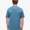T-shirt z melanżowej dzianiny z efektem slub