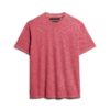 T-shirt z melanżowej dzianiny z efektem slub