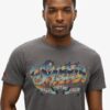 T-shirt z nadrukiem rockowym