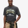 T-shirt z nadrukiem rockowym w stylu lat 70. T-shirt z nadrukiem rockowym w stylu lat 70.