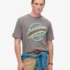 T-shirt z nadrukiem rockowym w stylu lat 70. T-shirt z nadrukiem rockowym w stylu lat 70.