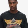 T-shirt z nadrukiem rockowym w stylu lat 70. T-shirt z nadrukiem rockowym w stylu lat 70.