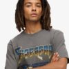 T-shirt z nadrukiem rockowym w stylu lat 70. T-shirt z nadrukiem rockowym w stylu lat 70.