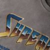 T-shirt z nadrukiem rockowym w stylu lat 70. T-shirt z nadrukiem rockowym w stylu lat 70.